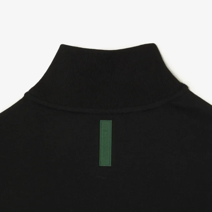 Höghalsad sweatshirt med dragkedja för herr