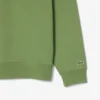 Höghalsad sweatshirt med dragkedja och prägling