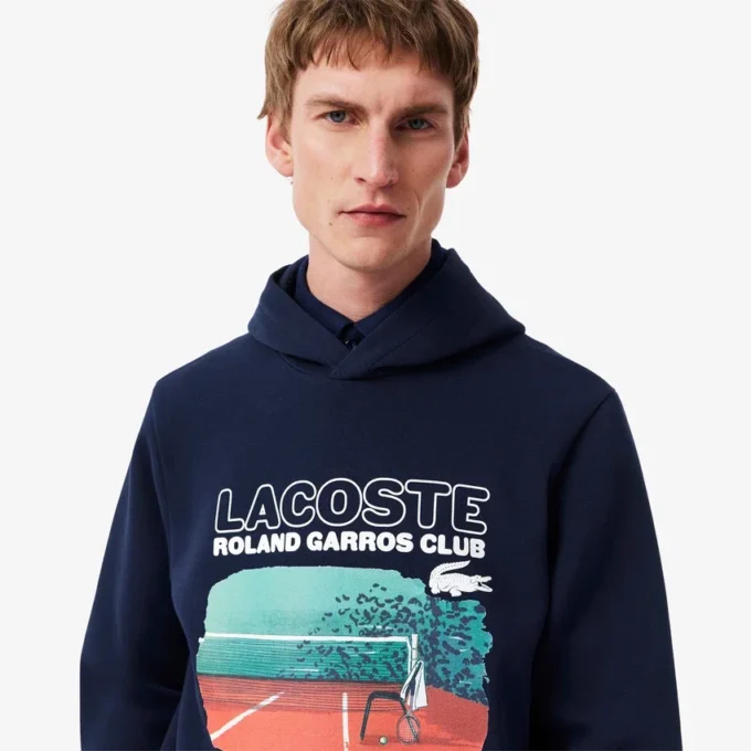 Hoodie för män i Roland Garros-utgåvan