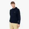 Hoodie med logostripe och dragkedja