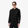 Hoodie med logostripe och dragkedja