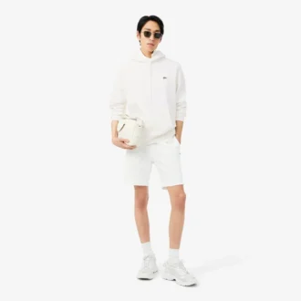 Hoodie med logostripe och dragkedja