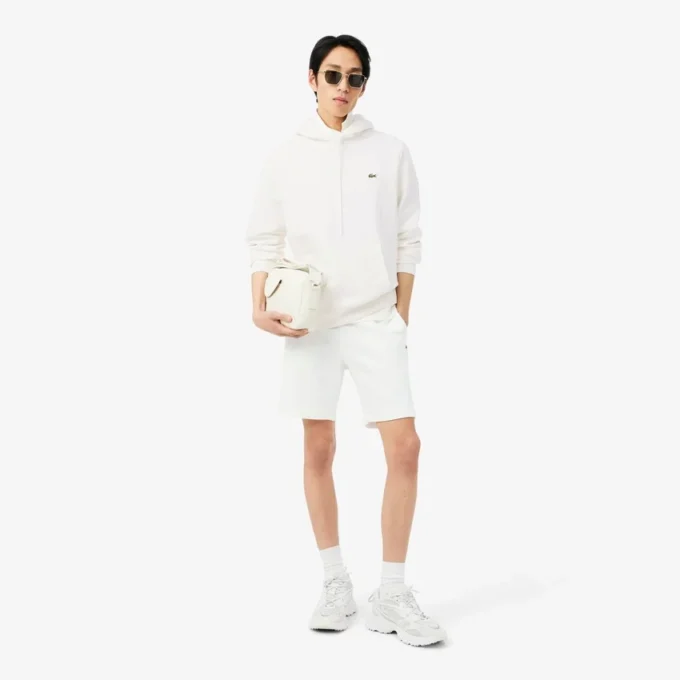 Hoodie med logostripe och dragkedja