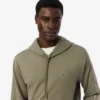 Hoodie med logostripe och dragkedja