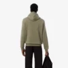 Hoodie med logostripe och dragkedja