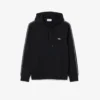 Hoodie med logostripe och dragkedja