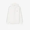 Hoodie med logostripe och dragkedja