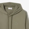Hoodie med logostripe och dragkedja
