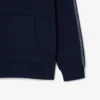 Hoodie med logostripe och dragkedja