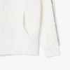 Hoodie med logostripe och dragkedja