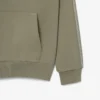 Hoodie med logostripe och dragkedja