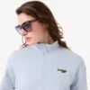 Huvsweatshirt med dragkedja och logo i avslappnad passform Huvsweatshirt med dragkedja och logo i avslappnad passform
