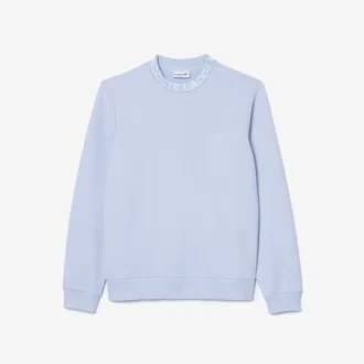 Huvsweatshirt med logotyp och rund hals för herr