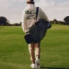Huvtröja med golfmotiv