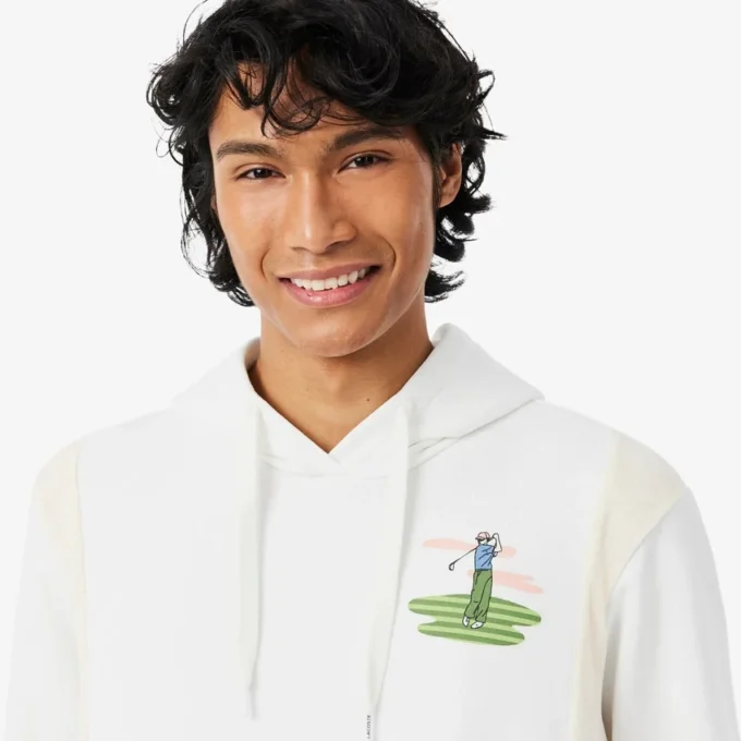 Huvtröja med golfmotiv