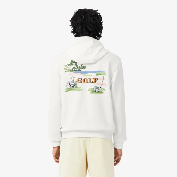Huvtröja med golfmotiv