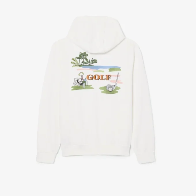 Huvtröja med golfmotiv
