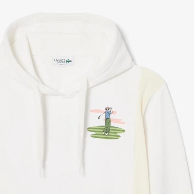 Huvtröja med golfmotiv