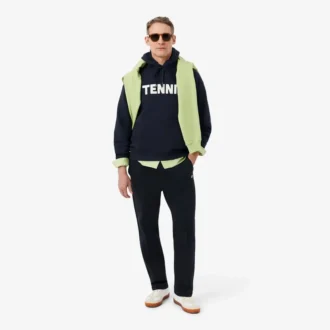 Huvtröja med tennismotiv