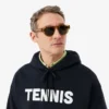 Huvtröja med tennismotiv