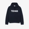 Huvtröja med tennismotiv