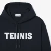 Huvtröja med tennismotiv