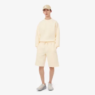 Interlock-shorts med avslappnad passform