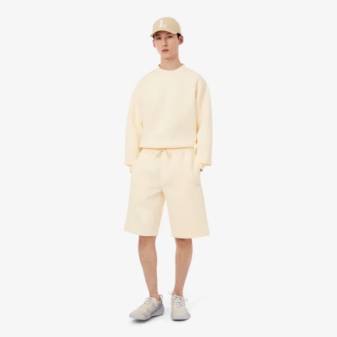Interlock-shorts med avslappnad passform