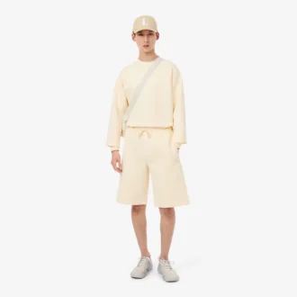 Interlock-shorts med avslappnad passform
