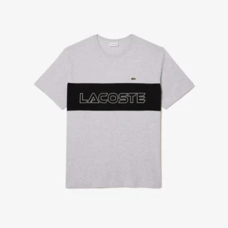 Jersey-T-shirt i stor storlek för män med färgblock
