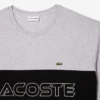 Jersey-T-shirt i stor storlek för män med färgblock