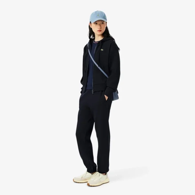 Jersey-T-shirt med kontrastkant för dam