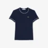 Jersey-T-shirt med kontrastkant för dam Jersey-T-shirt med kontrastkant för dam
