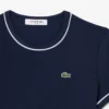 Jersey-T-shirt med kontrastkant för dam Jersey-T-shirt med kontrastkant för dam