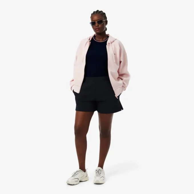 Jersey-T-shirt med kontrastkant för dam