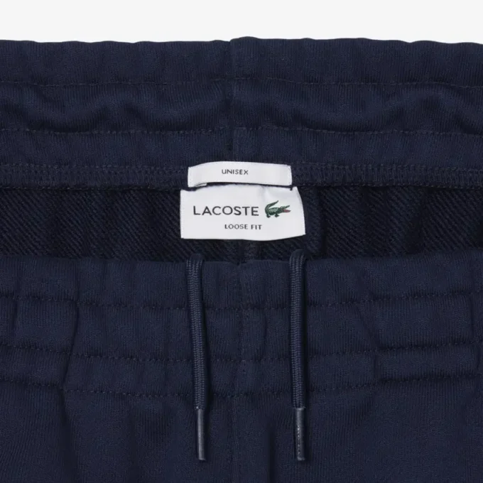 Joggingbyxor i fleece med lös passform Joggingbyxor i fleece med lös passform