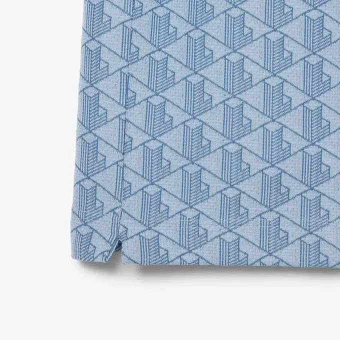 Klassisk pikétröja för män med monogram Klassisk pikétröja för män med monogram