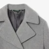 Kort oversized peacoat i ullblandning för dam Kort oversized peacoat i ullblandning för dam