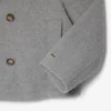 Kort oversized peacoat i ullblandning för dam Kort oversized peacoat i ullblandning för dam