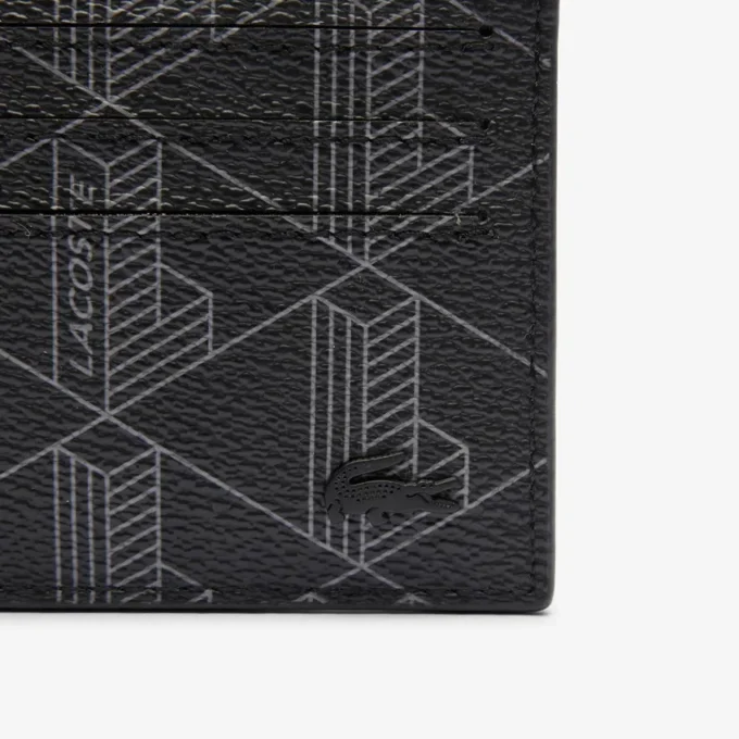 Kortfodral i canvas med The Blend-monogramtryck Kortfodral i canvas med The Blend-monogramtryck