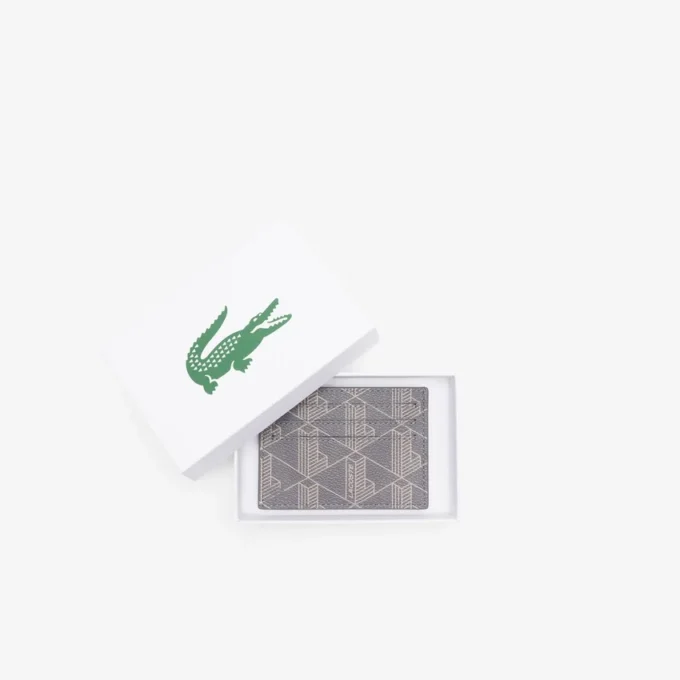 Kortfodral i canvas med The Blend-monogramtryck Kortfodral i canvas med The Blend-monogramtryck