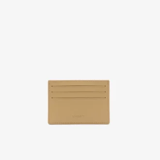 Kortfodral i läder med monogram
