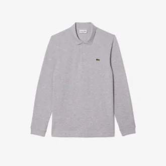 L.12.12 långärmad pikétröja i slim fit för herr