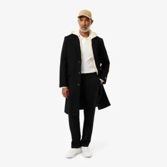 L.12.12 långärmad pikétröja i slim fit för herr