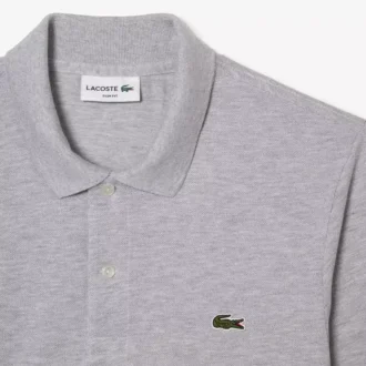 L.12.12 långärmad pikétröja i slim fit för herr