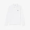L.12.12 långärmad pikétröja i slim fit för herr L.12.12 långärmad pikétröja i slim fit för herr