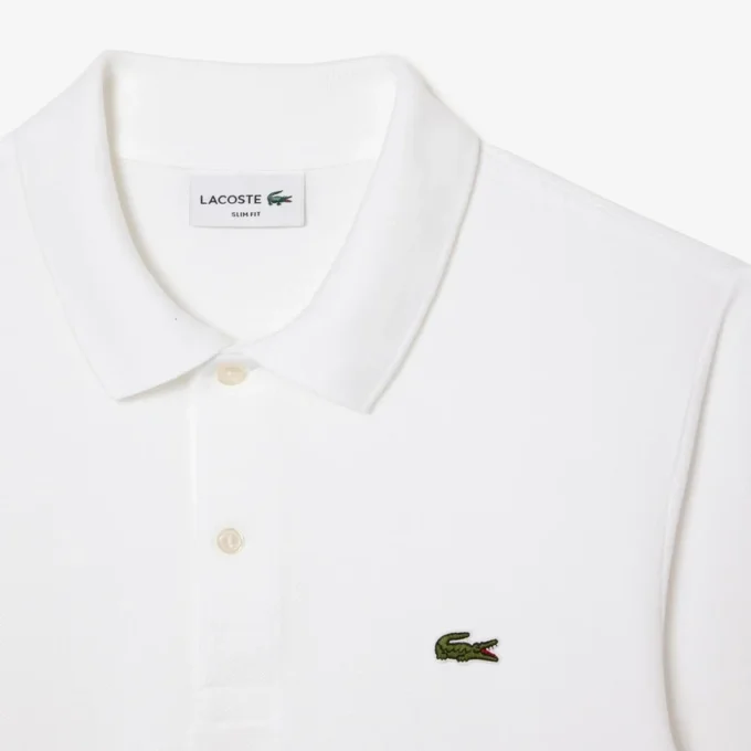 L.12.12 långärmad pikétröja i slim fit för herr L.12.12 långärmad pikétröja i slim fit för herr