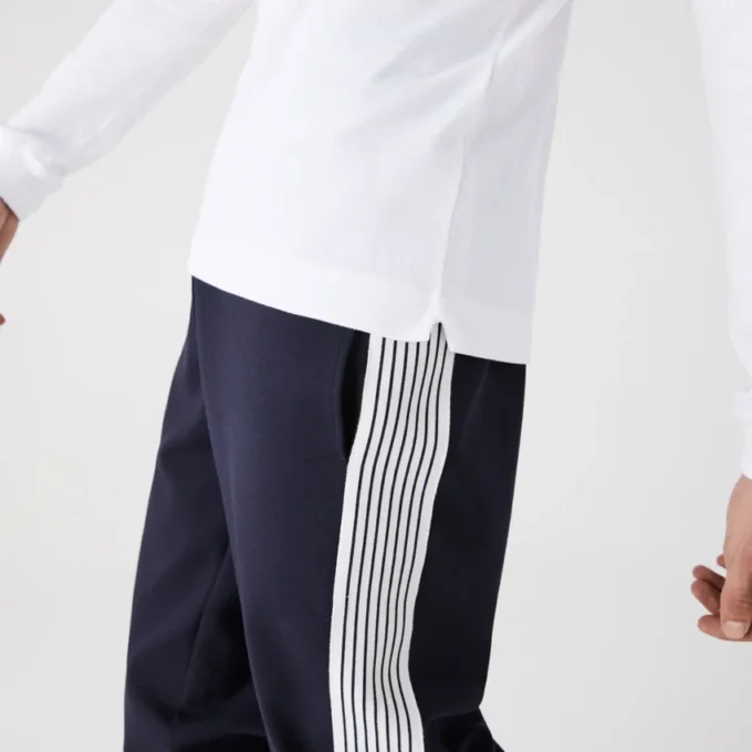 L.12.12 långärmad pikétröja i slim fit för herr L.12.12 långärmad pikétröja i slim fit för herr