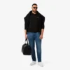 L.12.12 långärmad pikétröja i slim fit för herr L.12.12 långärmad pikétröja i slim fit för herr