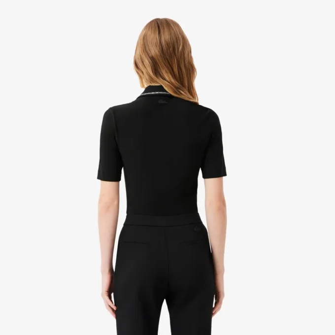 L.12.12 Slim Fit Diamanta Pikétröja för dam L.12.12 Slim Fit Diamanta Pikétröja för dam